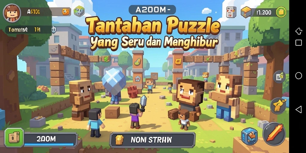 Tampilan gameplay A200M yang menarik dan menantang.