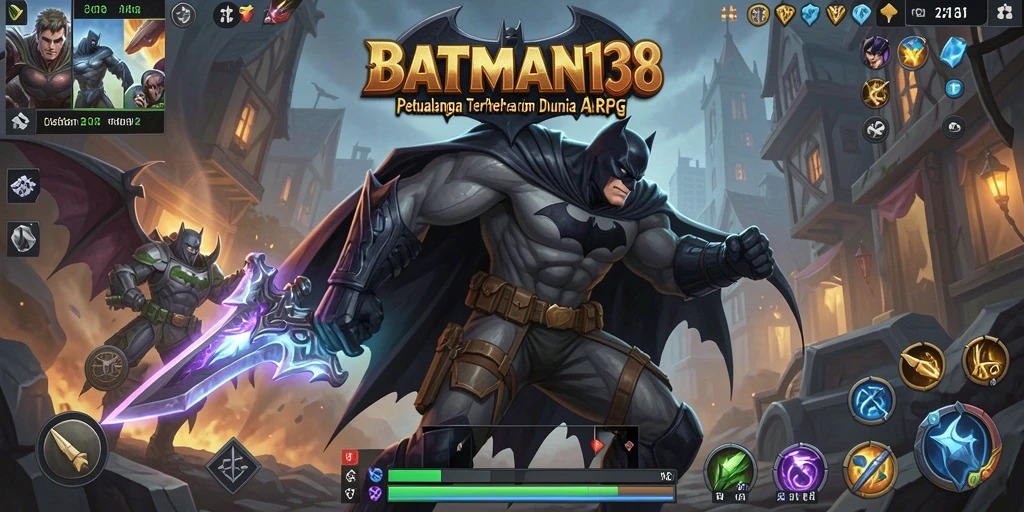Tampilan gameplay epik dari BATMAN138 dalam dunia ARPG.