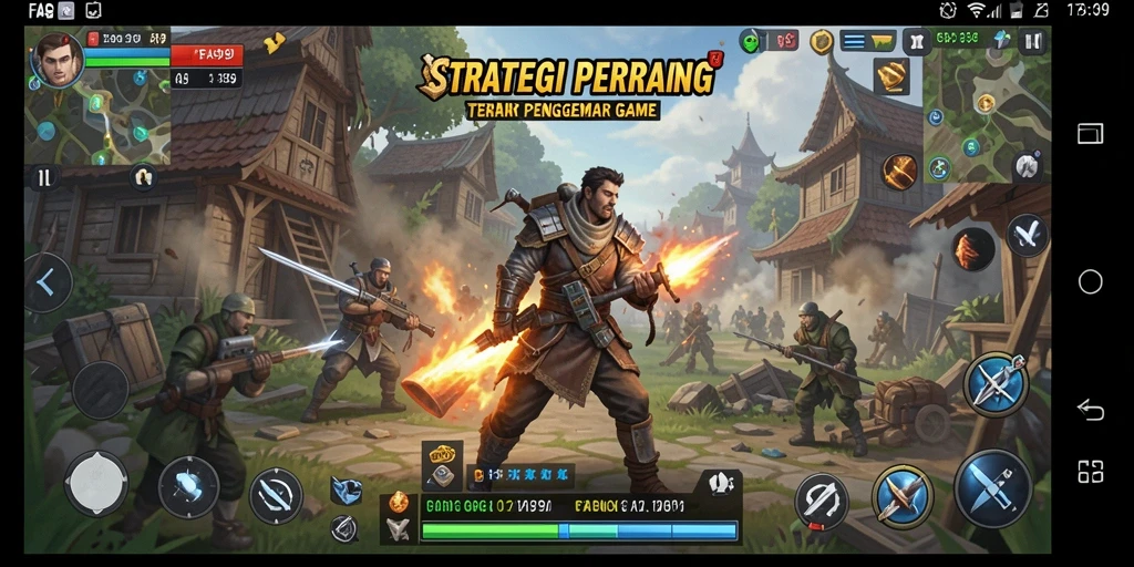 Tampilan gameplay FA99 yang menarik dengan strategi mendalam.