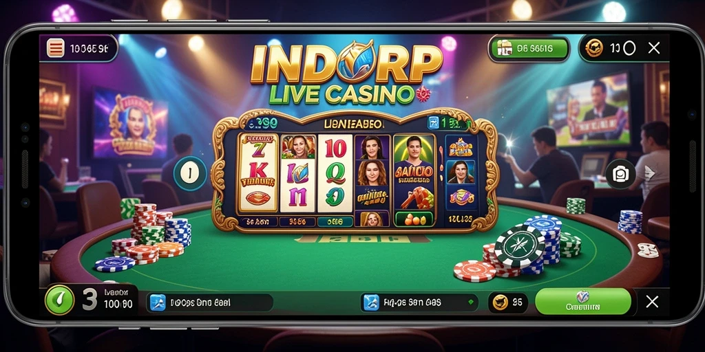 Tampilan gameplay Live Casino yang menyenangkan di INDORP.