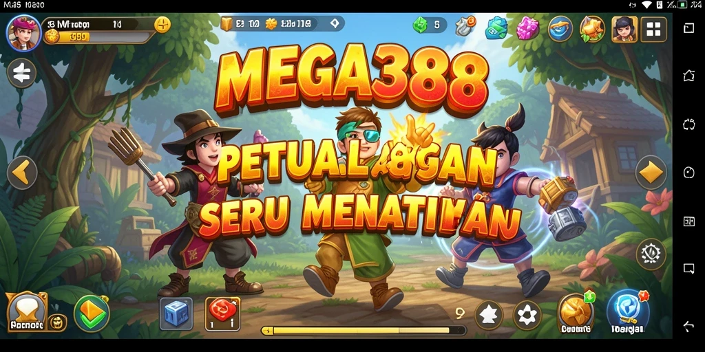 Gambar menampilkan petualangan epik dalam MEGA388 dengan misi mendebarkan.
