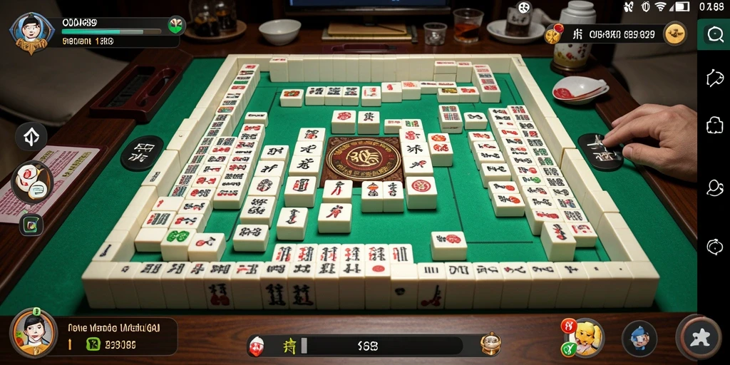 Screenshot gameplay OJA89 dengan aksi Mahjong yang seru.