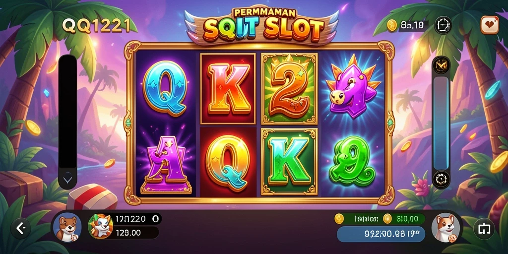 Screenshot utama QQ1221 menampilkan gameplay Slot yang seru.
