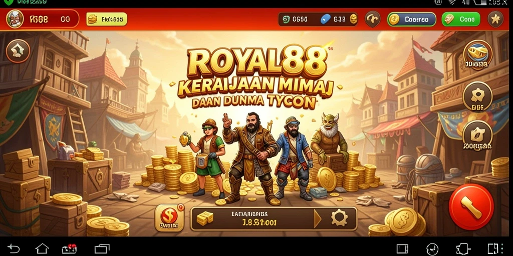 Tampilan gameplay ROYAL88 yang mendebarkan dan interaktif.