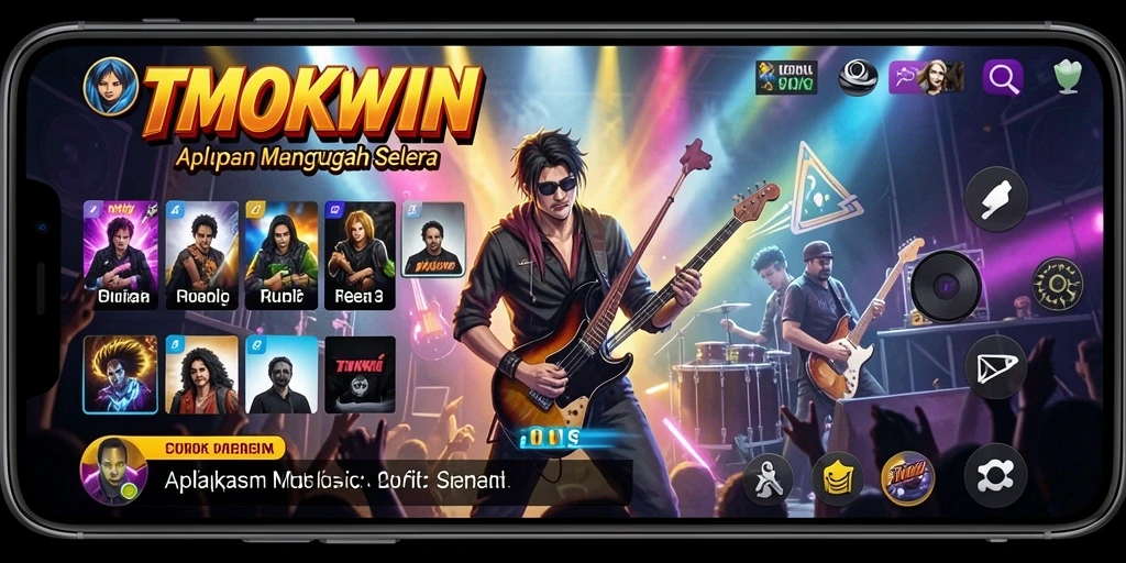 Screenshot TMOKWIN menampilkan gameplay interaktif yang seru.